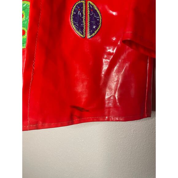 Vintage Aristo Red Alphabet Raincoat Size 3T - Picture 11 of 12